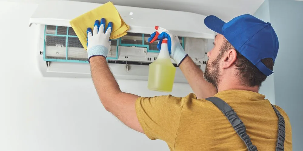 Get a free AC cleaning quote Abu Dhabi